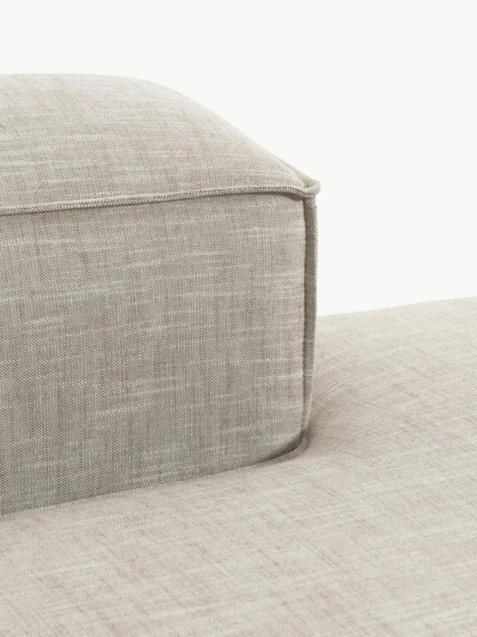 Chaise longue module Lennon van linnenmix^Westwing Collection New