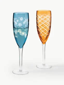 Champagneglazen Cuttings, set van 6^Pols Potten Sale