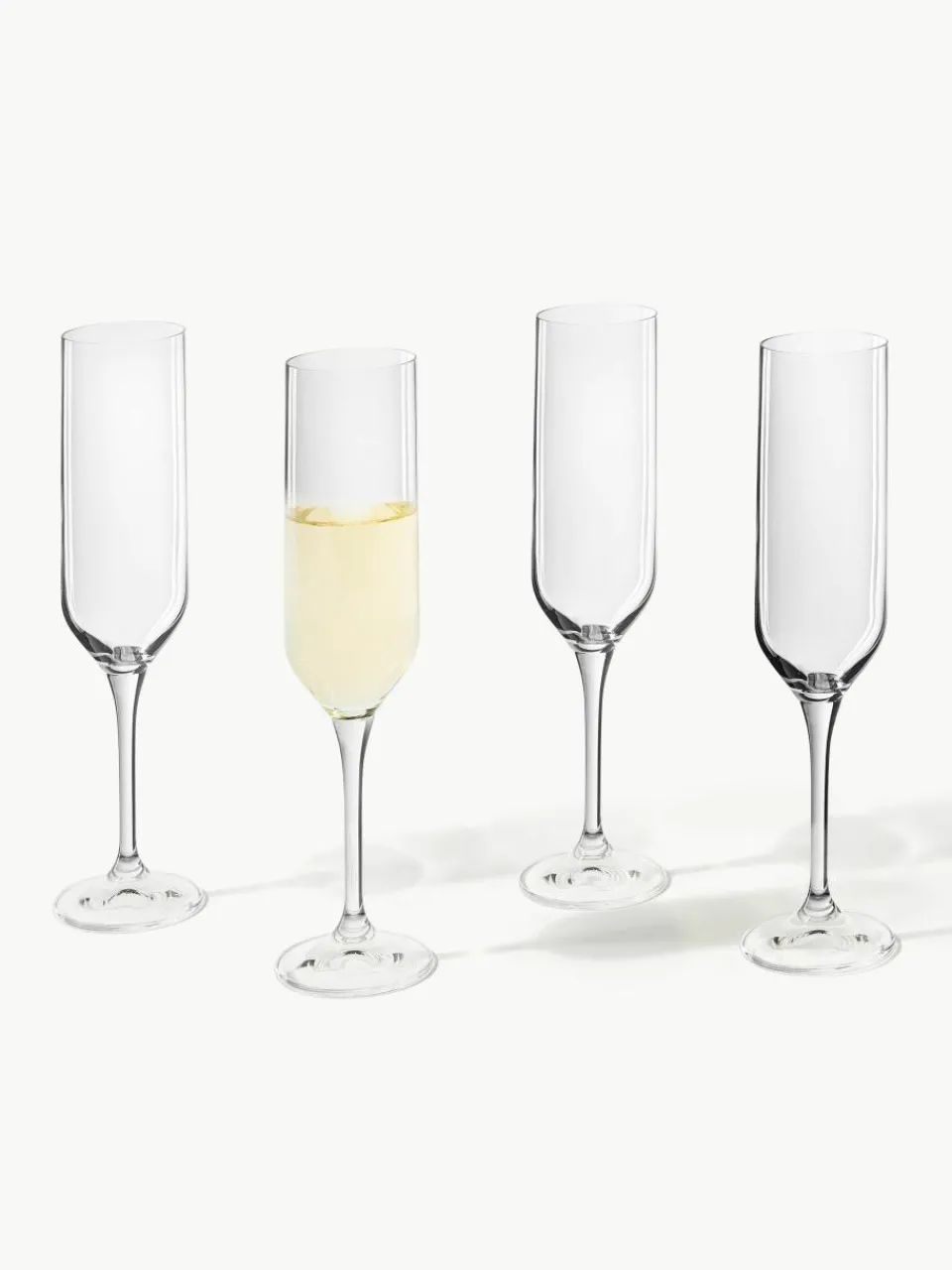Champagneglazen Eleia, 4 stuks^Westwing Collection Outlet