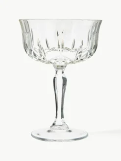 Champagneglazen Opera met reliëf, 6 stuks^RCR Outlet
