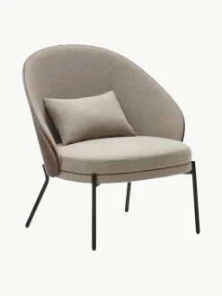 Chenille lounge fauteuil Eamy^Westwing Online