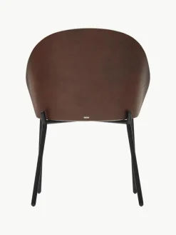 Chenille-gestoffeerde stoel Eamy^Westwing New