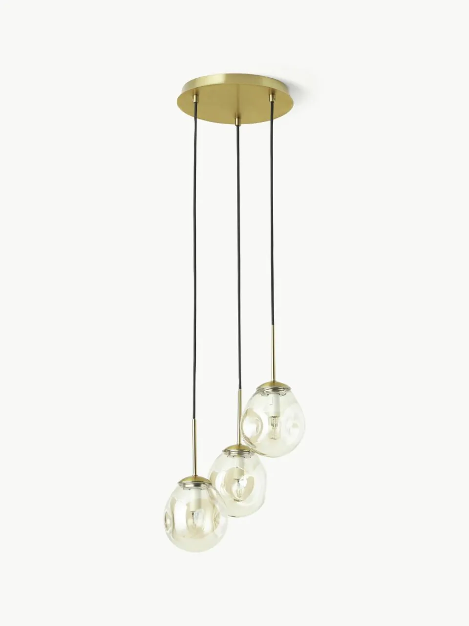 Cluster hanglamp Amora van glas^Westwing Collection New