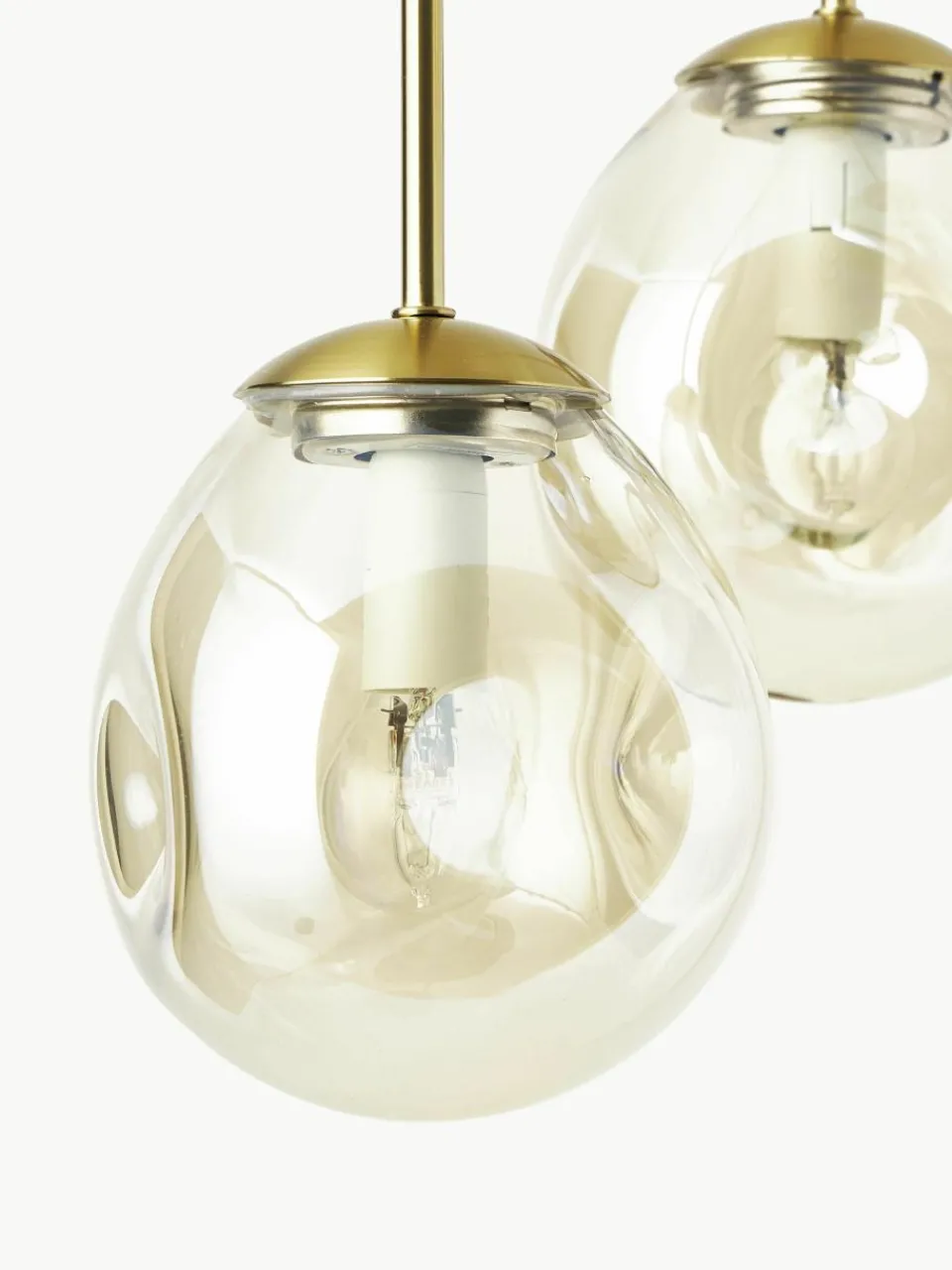 Cluster hanglamp Amora van glas^Westwing Collection New