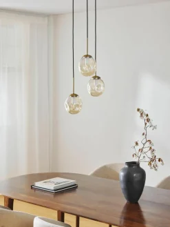 Cluster hanglamp Amora van glas^Westwing Collection New