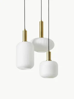 Cluster hanglamp Candela van opaalglas^Westwing Collection Fashion