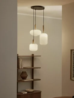 Cluster hanglamp Candela van opaalglas^Westwing Collection Fashion