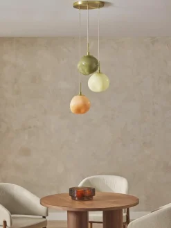 Cluster hanglamp Josie van opaalglas^Westwing Collection Discount