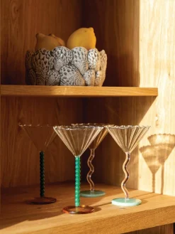 Cocktailglazen Perle uit borosilicaatglas, 2 stuks^&k Amsterdam Sale