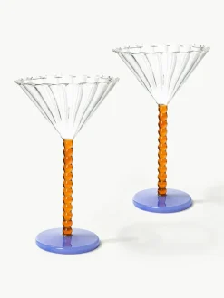 Cocktailglazen Perle uit borosilicaatglas, 2 stuks^&k Amsterdam New