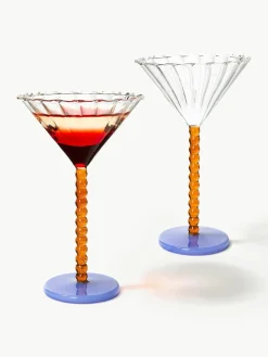 Cocktailglazen Perle uit borosilicaatglas, 2 stuks^&k Amsterdam New