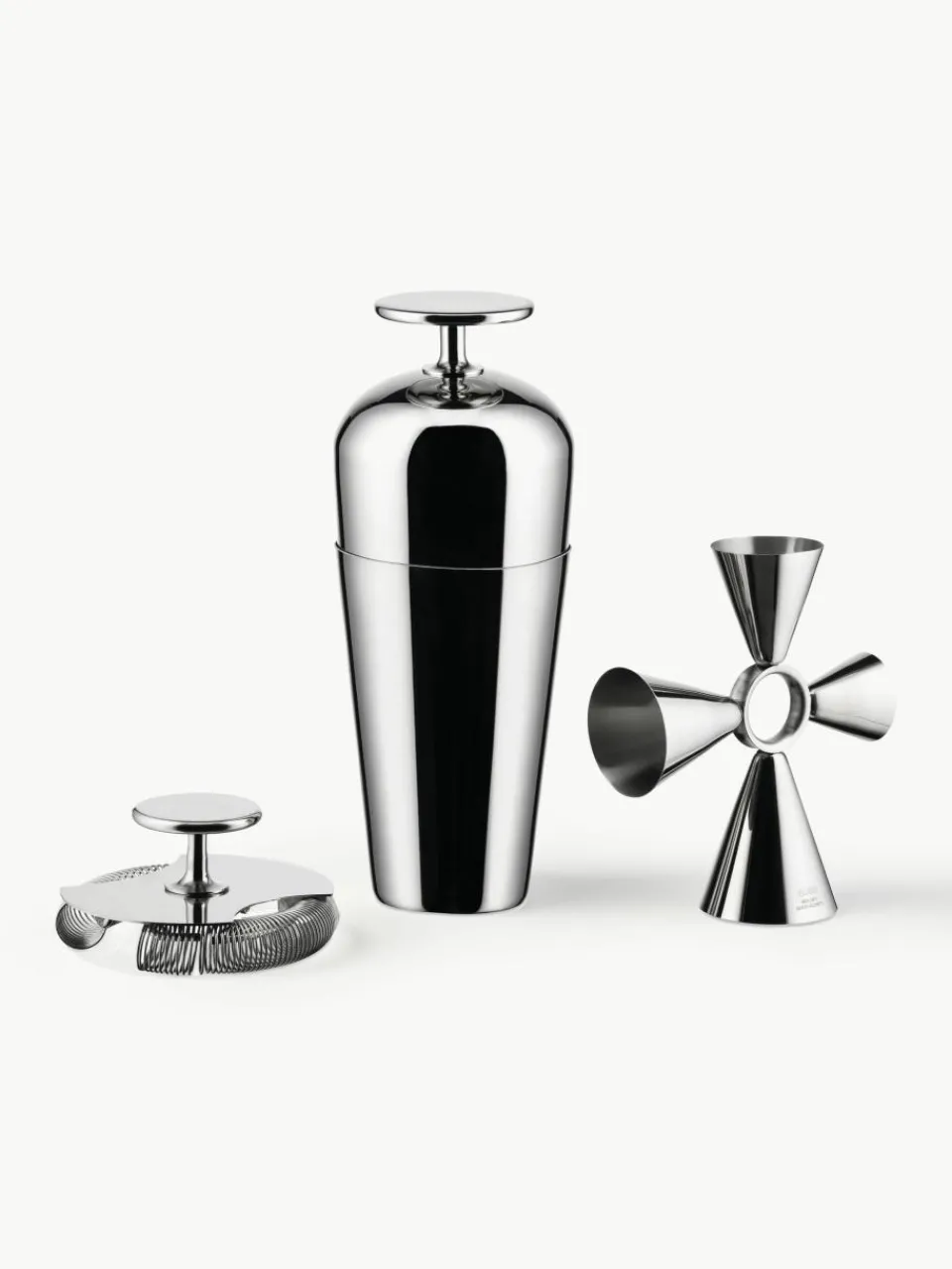 Cocktailset Parisienne van edelstaal, set van 3^ALESSI Fashion
