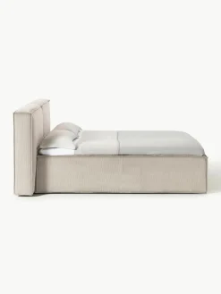 Corduroy boxspring bed Lennon^Westwing Collection Discount