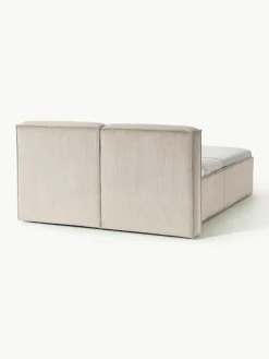 Corduroy boxspring bed Lennon^Westwing Collection Discount