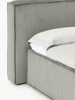 Corduroy boxspring bed Lennon^Westwing Collection Best