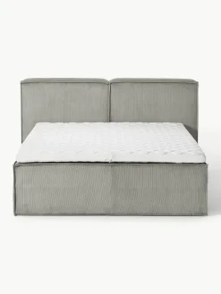 Corduroy boxspring bed Lennon^Westwing Collection Best