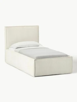 Corduroy eenpersoonsbed Dream met opbergruimte^Westwing Collection Hot