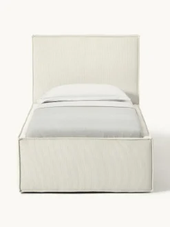 Corduroy eenpersoonsbed Dream met opbergruimte^Westwing Collection Hot