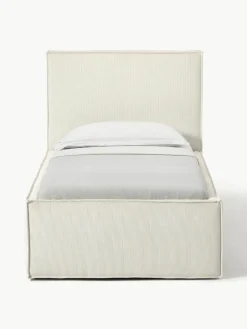 Corduroy eenpersoonsbed Dream met opbergruimte^Westwing Collection Hot