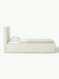 Corduroy eenpersoonsbed Dream met opbergruimte^Westwing Collection Hot