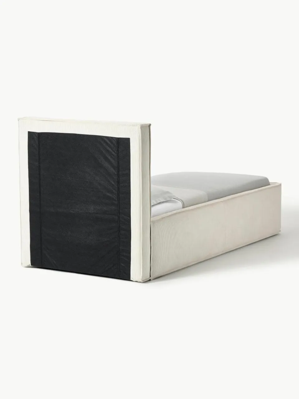 Corduroy eenpersoonsbed Dream met opbergruimte^Westwing Collection Hot