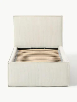 Corduroy eenpersoonsbed Dream met opbergruimte^Westwing Collection Hot