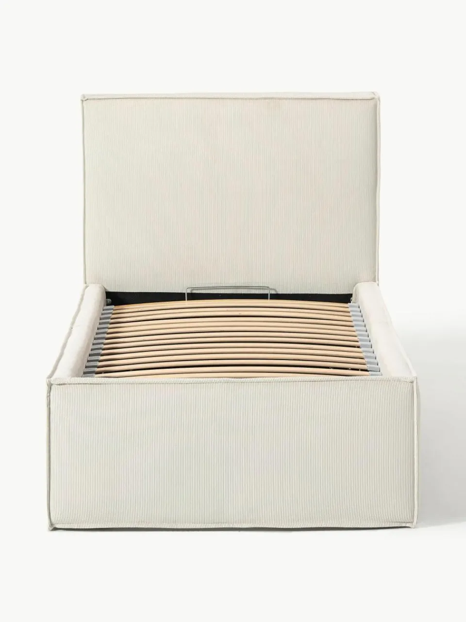 Corduroy eenpersoonsbed Dream met opbergruimte^Westwing Collection Hot