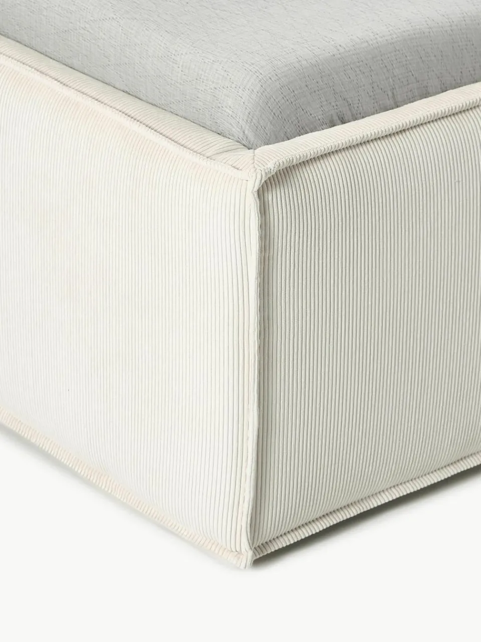 Corduroy eenpersoonsbed Dream met opbergruimte^Westwing Collection Hot