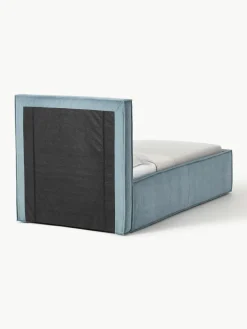 Corduroy eenpersoonsbed Dream met opbergruimte^Westwing Collection New