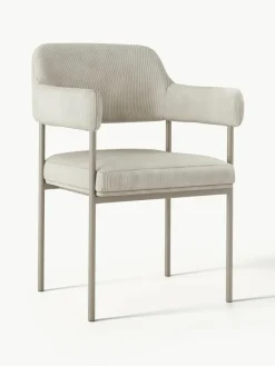 Corduroy fauteuil Zoe^Westwing Collection Sale