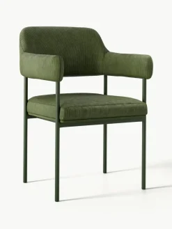 Corduroy fauteuil Zoe^Westwing Collection New