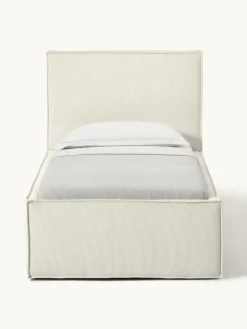 Corduroy gestoffeerd bed Dream^Westwing Collection Outlet