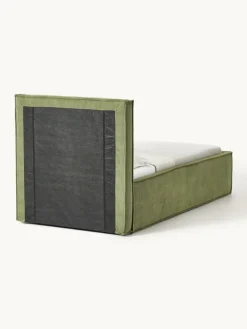 Corduroy gestoffeerd bed Dream met opbergruimte^Westwing Collection Online