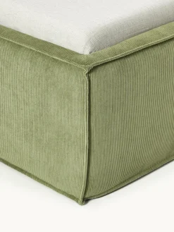 Corduroy gestoffeerd bed Dream met opbergruimte^Westwing Collection Online