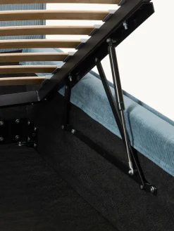 Corduroy gestoffeerd bed Dream met opbergruimte^Westwing Collection Clearance