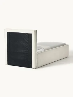 Corduroy gestoffeerd bed Dream met opbergruimte^Westwing Collection Fashion