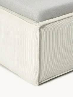 Corduroy gestoffeerd bed Dream met opbergruimte^Westwing Collection Fashion