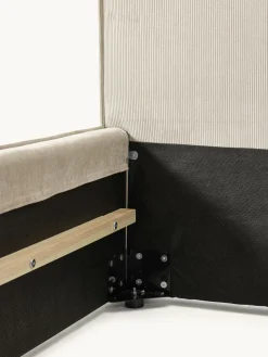 Corduroy gestoffeerd bed Dream^Westwing Collection Sale