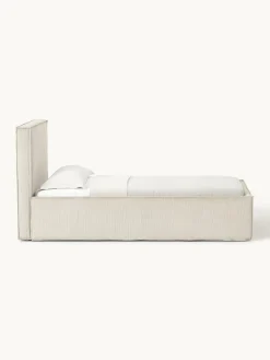 Corduroy gestoffeerd bed Dream met opbergruimte^Westwing Collection Clearance