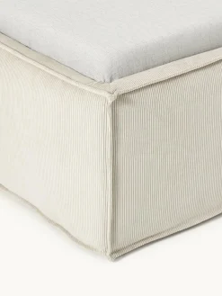 Corduroy gestoffeerd bed Dream met opbergruimte^Westwing Collection Clearance