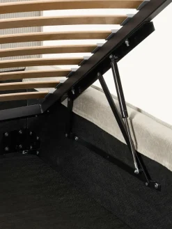 Corduroy gestoffeerd bed Dream met opbergruimte^Westwing Collection Clearance