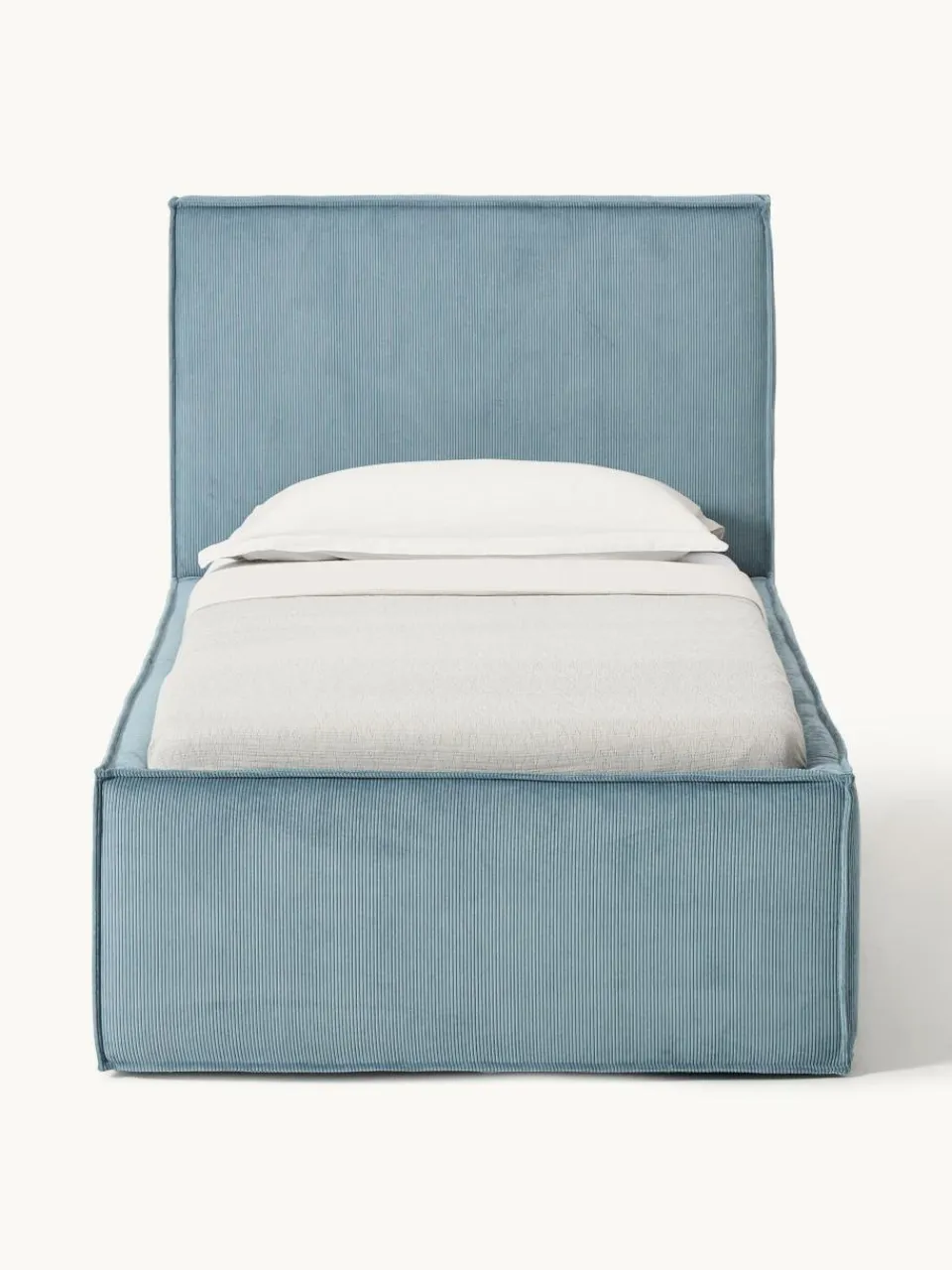 Corduroy gestoffeerd bed Dream^Westwing Collection Sale
