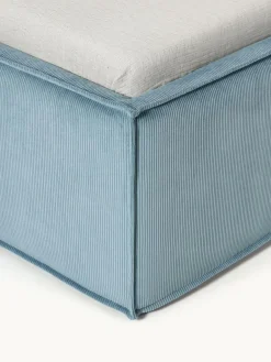 Corduroy gestoffeerd bed Dream^Westwing Collection Sale