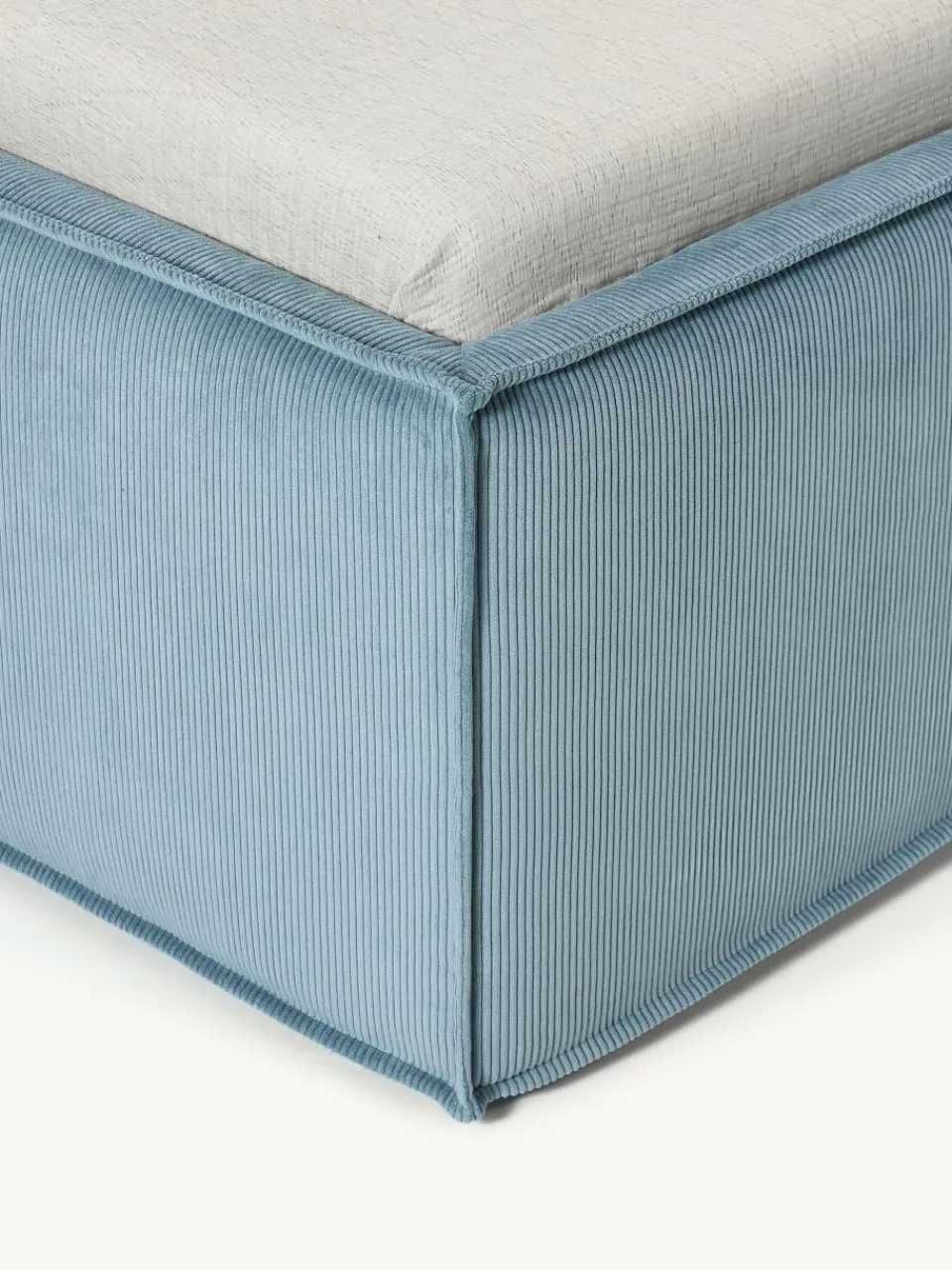 Corduroy gestoffeerd bed Dream^Westwing Collection Sale