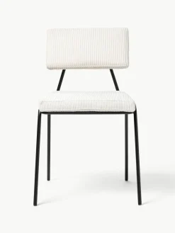 Corduroy gestoffeerde stoelen Mats, 2 stuks^Westwing Collection Clearance