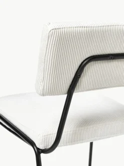 Corduroy gestoffeerde stoelen Mats, 2 stuks^Westwing Collection Clearance
