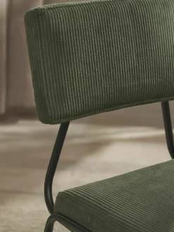 Corduroy gestoffeerde stoelen Mats, 2 stuks^Westwing Collection Fashion