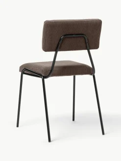 Corduroy gestoffeerde stoelen Mats, 2 stuks^Westwing Collection Outlet