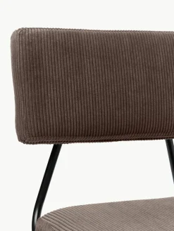 Corduroy gestoffeerde stoelen Mats, 2 stuks^Westwing Collection Outlet