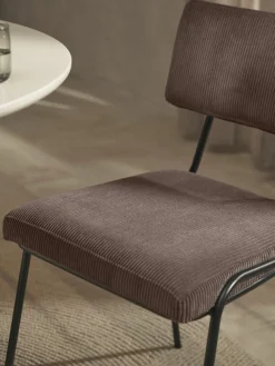 Corduroy gestoffeerde stoelen Mats, 2 stuks^Westwing Collection Outlet